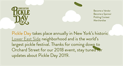 Desktop Screenshot of pickleday.nyc