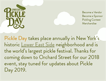 Tablet Screenshot of pickleday.nyc